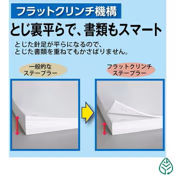 ステープラー＜パワーラッチキス＞(フラットタイプ)32枚とじ