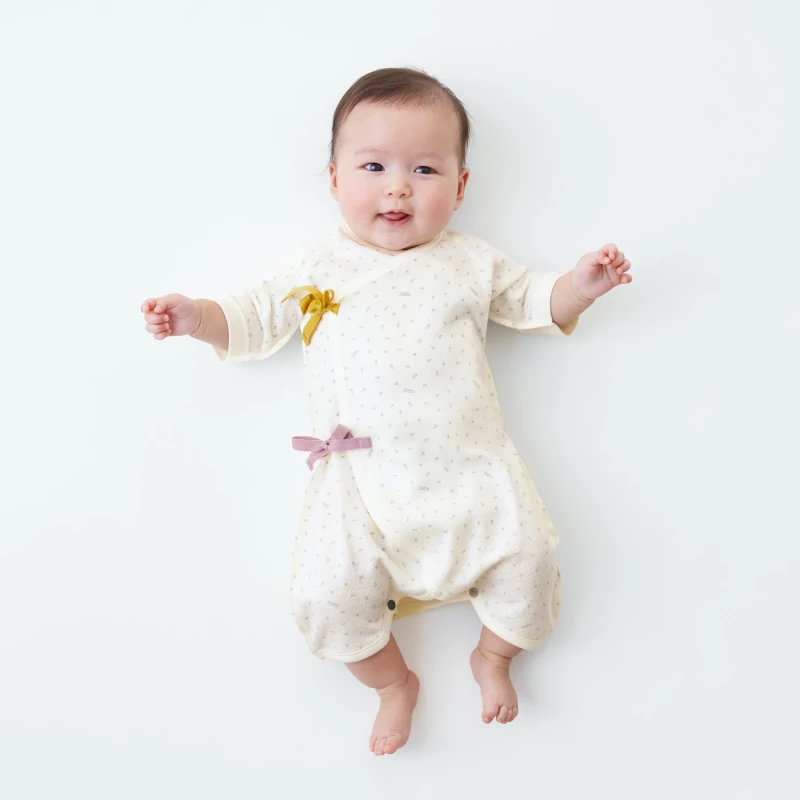 絹のうぶぎ コンビ肌着